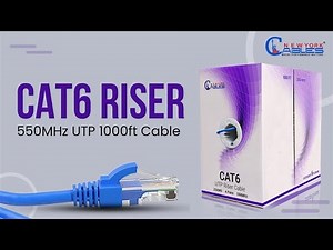 Cat6 Riser CCA Bulk 1000ft Ethernet Cable | Cost-Effective Networking Solution