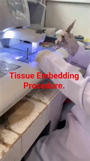 # Tissue Embedding Procedure in Histopathology Lab. #machine #fashion