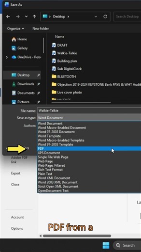 How to Convert Word Document to PDF
