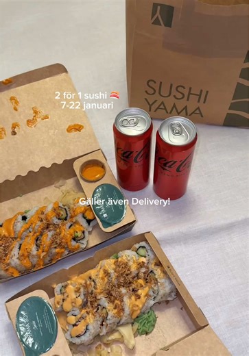 Coca-Cola och Sushi Yama-erbjudande