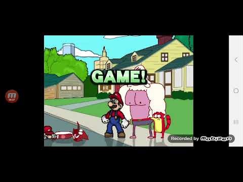 Mugen request super mario & Mordecai vs super luigi & rigby