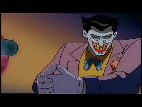 Joker's speech in the voice of Mark Hamill.