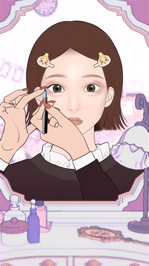 丁寧に暮らしたいアラサーOL桜子さん🌸 on Instagram: "アラサーOL桜子さん毎日メイクアニメ🪞✨ 作るのは楽しいけどアップするのはドキドキ（ ; ; ）笑 お気に入りコスメ - Special thanks- カラコン @acuvue_define ファンデーション @shiseido_japan コンシーラー @bobe.beauty パフ @millefee_official シェーディング @toocoolforschool_official_jp ハイライト @timage_jp アイライナー @uzu_byflowfushi アイシャドウ @mude_official_jp マスカラ @seedofficial_heroinemake チーク @cezannecosmetics リップ @maccosmeticsjapan リップ2 @didion_beauty 今日の服 @uniqlo_jp ・コットンリラックスクルーネックセーター ・コットンストレッチフリルシャツ"