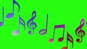 Flying Musical Notes On Green Screen Stock Footage Video (100% Royalty-free) 1030776437 | Shutterstock