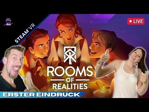 Das neue VR Escape Room Spiel! ROOMS OF REALITIES - 3er Co-op Modus - SteamVR // Pico4 - LIVE