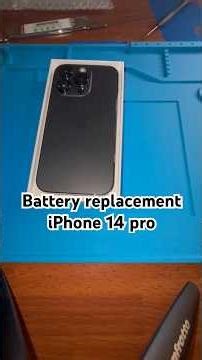 Battery replacement iPhone 14 Pro