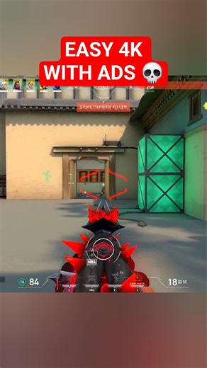 Is this 4K proof that ADS is better? 💀 #valorantclips #valoranthighlights