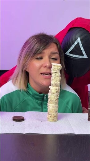 DID I PASS THE OREO CHALLENGE?😱 #challenge #squidgame #funny #comedy #subscribe