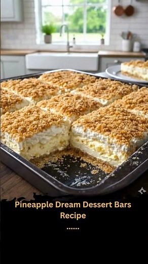 Pineapple Dream Dessert Bars