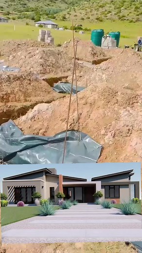 Butterfly Roof Construction 50% Progress - Skillion Roof Structure