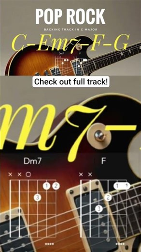 pop Rock backing track in C Major #backingtracks #jamtrack #guitar