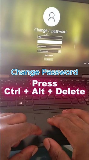 How to Quickly Change Password Using Shortcut Keys! #shorts