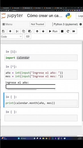 ¿Cómo crear un calendario con Python fácilmente?