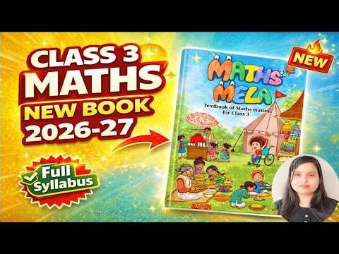NCERT New Book Class 3 Maths Mela 2026-27 | Full Chapter List & Overview