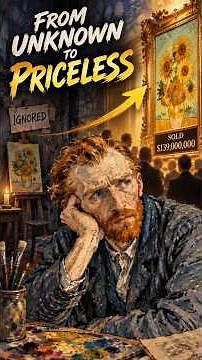 The man who painted his way into history #vangogh #iconic #shorts