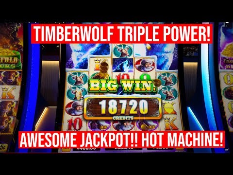 A CHIRSTMAS MIRACLE ON TIMBERWOLF TRIPLE POWER SLOT! JACKPOT!!