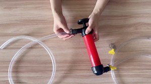 Multi purpose liquid transfer pump,manual pump siphon, fish tank siphon pump, fuel siphon pump, lawn mower oil pump, RV Antifreeze Pump Kit.Suitable for transferring liquids such as water and fuel.
