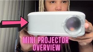 Watch Unboxing and Try Out of Mini Portable Projector on Amazon Live