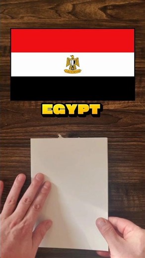 Mixing the Colors of Egypt's Flag 🇪🇬🎨#egypt #flag #worldflags #shorts