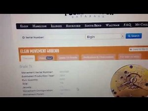 Pocket Watch Database