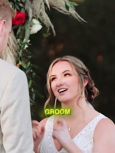 The Bride Secretly Learned Sign Language… The Groom Couldn't Hold Back Tears ❤️🤟#shorts