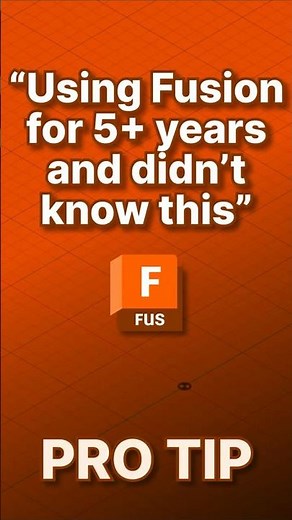 PRO TIP for ‪@adskFusion‬ | #autodeskfusion #3dprinting