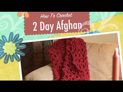Crochet Quick Afghan | EASY | The Crochet Crowd