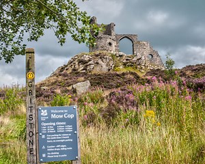 Mow Cop Castle in the Frame of an Amateur Photographer