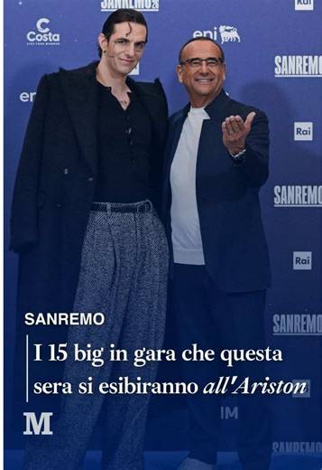 Carlo Conti Annuncia i Big di Sanremo 2026