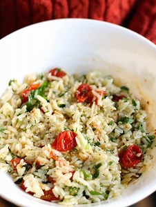 Orzo pasta with Salmoriglio sauce | My Weekend Kitchen