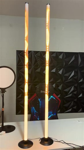 Smart LED Floor Lamp with Remote Control, RGB Color Changing, Dimmable, Music Sync, USB Powered, Ideal for Bedroom, Living Room, Party