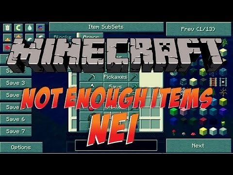 Tutorial como instalar Not Enough Items 1.6.4