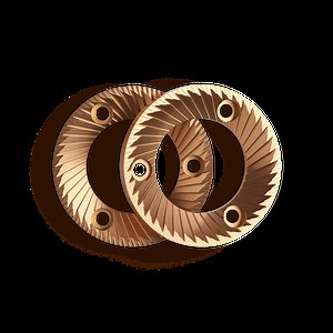 SSP ‎Red Speed Coated 64mm MP Flat Brew Burrs | Fellow® Official Store