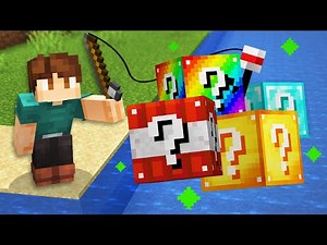 Minecraft, but Fishing Drops Lucky Block