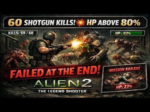 60 Shotgun Kills 💥 HP Above 80% — Failed at the End!