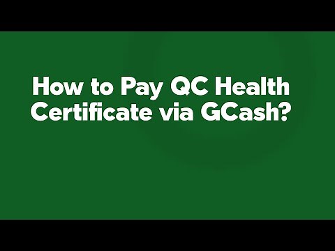 How to Pay QC Health Certificate via GCash?