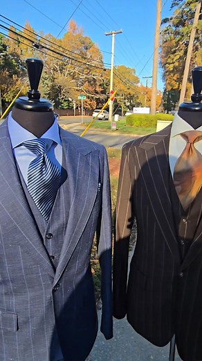 4.1K views · 82 reactions | Pinstriped 3-piece masterpieces!! Call the store for package deals and sizing! Buy more save a ton!!!@ 704.910.2026 Free shipping over $179 | Troy Allen Clothier-It's A Matter of Taste | Facebook