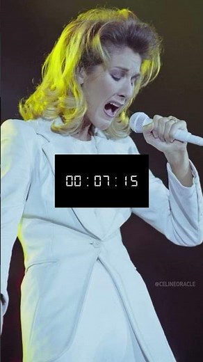 Celine Dion singing her longest note ever #celine #celinedion