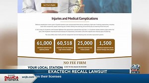 Ocala law firm searching for defendants in an injury lawsuit involving Exactech knee and ankle implants