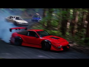 RAW Touge Drifting at Gunsai *No Music* | HARDCORE Tokyo 2025 [4K] Gunsai Attack Gaijin Bomb