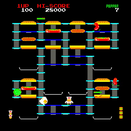 BurgerTime500 by jotd666