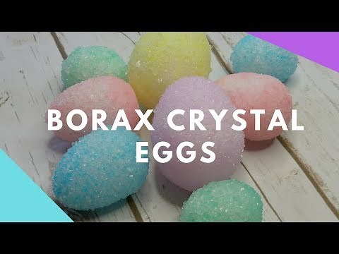 Borax Crystal Easter Eggs | Easy Spring Science Experiment for Kids