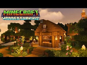 Building a Cozy Farmers Delight Bakery | Minecraft Modded Survival