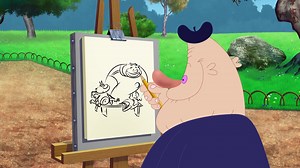 😅 Oggy's drawing reveals something! #Oggy #OggyandtheCockroaches #TVseries #Animation #Cartoon | Oggy and the cockroaches