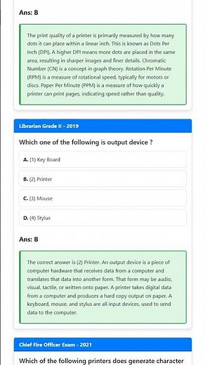 Output Devices: Types, Working Principles, and Applications