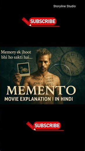 Memento (2000) Movie Explained in Hindi | Full Scene-by-Scene Psychological Thriller Explanation
