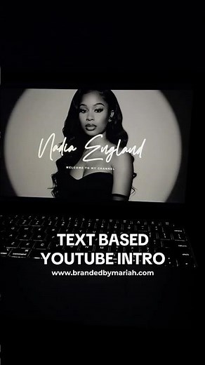 YouTube Intro Design | Text Based YouTube Intro | YouTube Intro Ideas | Content Creators