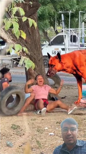 fake dog 🐕😂😜 prank for girl 😂#top #trending#foryou#viral#shortvideo#comedy