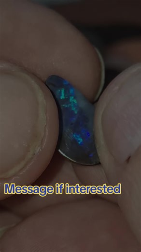 Qld Boulder opal. Opal Shell pendent cut. message if interested More Boulder and fossil opals available. #Australian #opals #fossils #colour #viral