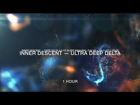 Inner Descent — Deep Delta 0.5 Hz Sleep Binaural (144 Hz • 144.5 Hz) 1 Hour